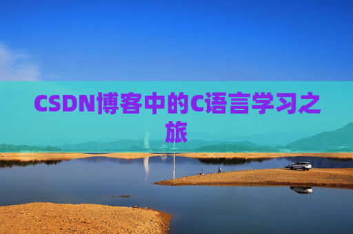 CSDN博客中的C语言学习之旅